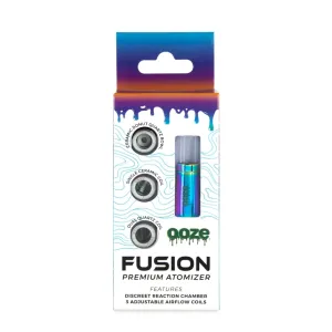 Ooze - Fusion Atomizer 3-Pack w/Mouthpiece - Rainbow